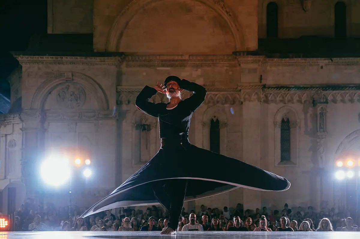 Otvorenje jubilarnog 15. izdanja Šibenik Dance Festivala na Trgu Republike Hrvatske u Šibeniku.