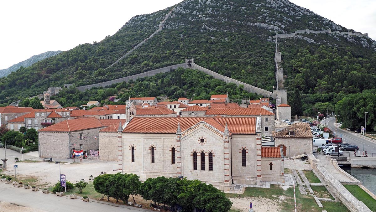 ston tvrđava, ston zidine, ston