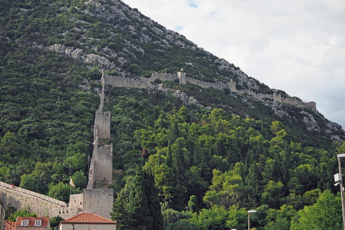 ston tvrđava, ston zidine, ston