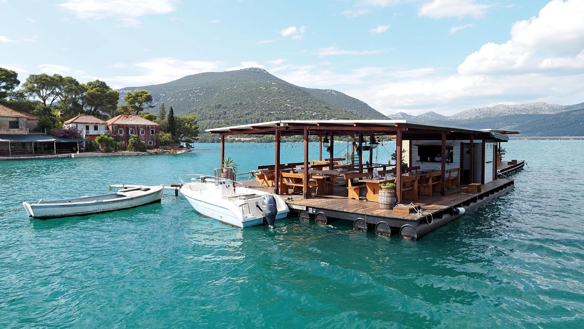 Ston, oyster farm Gusta Me,