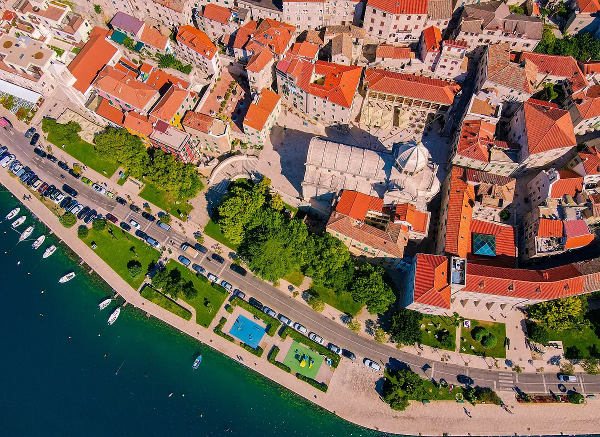 Šibenik dron, Visit Šibenik
