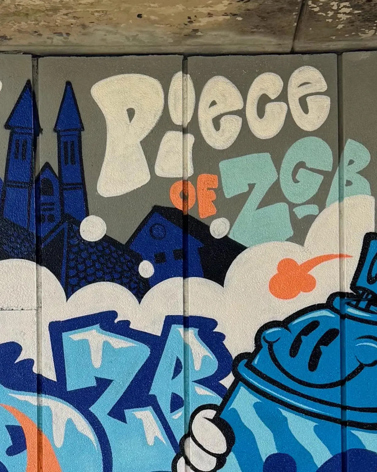 Piece of Zagreb – graffiti i street art radovi na stupovima uz Branimirovu u Zagrebu