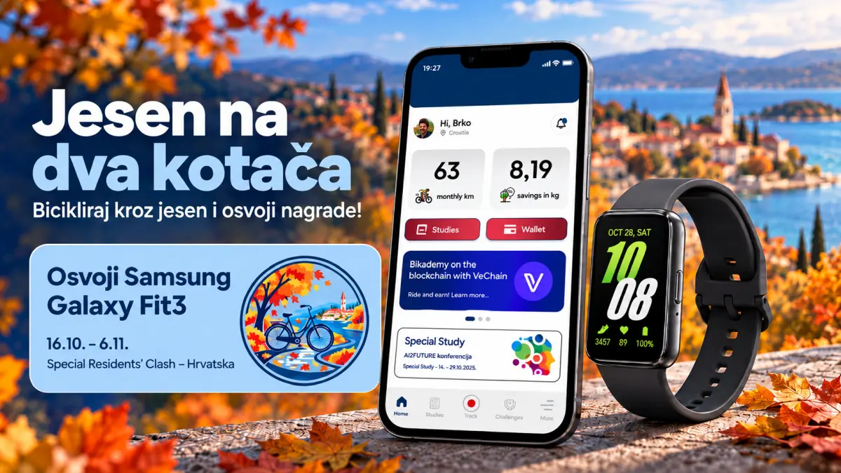 Jesen na dva kotača Samsung nagrade Bikademy